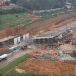 Construction du boulevard de France redressé