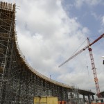 Construction d’une bretelle de l’échangeur VGE